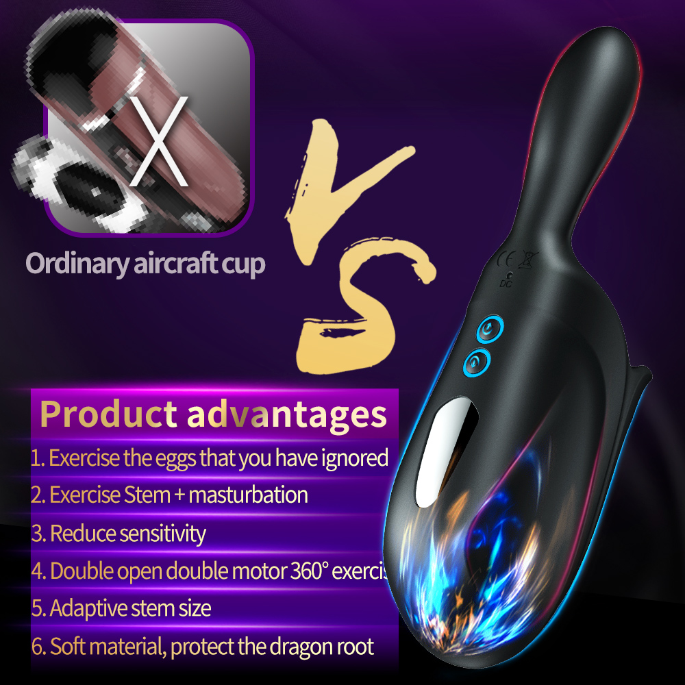 Advanced Automatic Male Vibrator Penis Training Massager Prolonged Ejaculation Pleasure Enhancer Ultimate Mens Intimate Sex Toy - 16