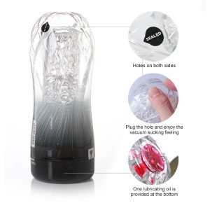 Male Masturbator Cup Soft Sex Toys Transparent Adult Exercise Products Vacuum Pocket - 2