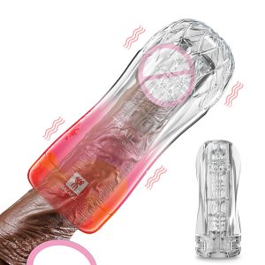 Male Masturbator Cup Soft Sex Toys Transparent Adult Exercise Products Vacuum Pocket