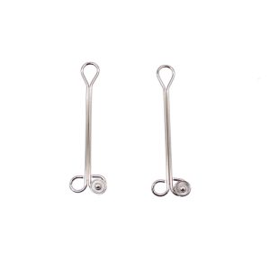 Adult Games Accessories Sex Toys For Woman Electro Shock Nipple Clamps Metal Clip Stimulator Bdsm Torture - 2