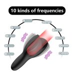Penis Vibrator Delay Trainer Male Masturbator Automatic Oral Climax Sex Glans Stimulate Massager Toys For Men - 3