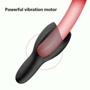 Penis Vibrator Delay Trainer Male Masturbator Automatic Oral Climax Sex Glans Stimulate Massager Toys For Men - 2