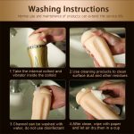 Vibrador Masculino Vagina Anal Double Channel Male Masturbator Real Pussy Sex Toy Homme Masturbateur - 6