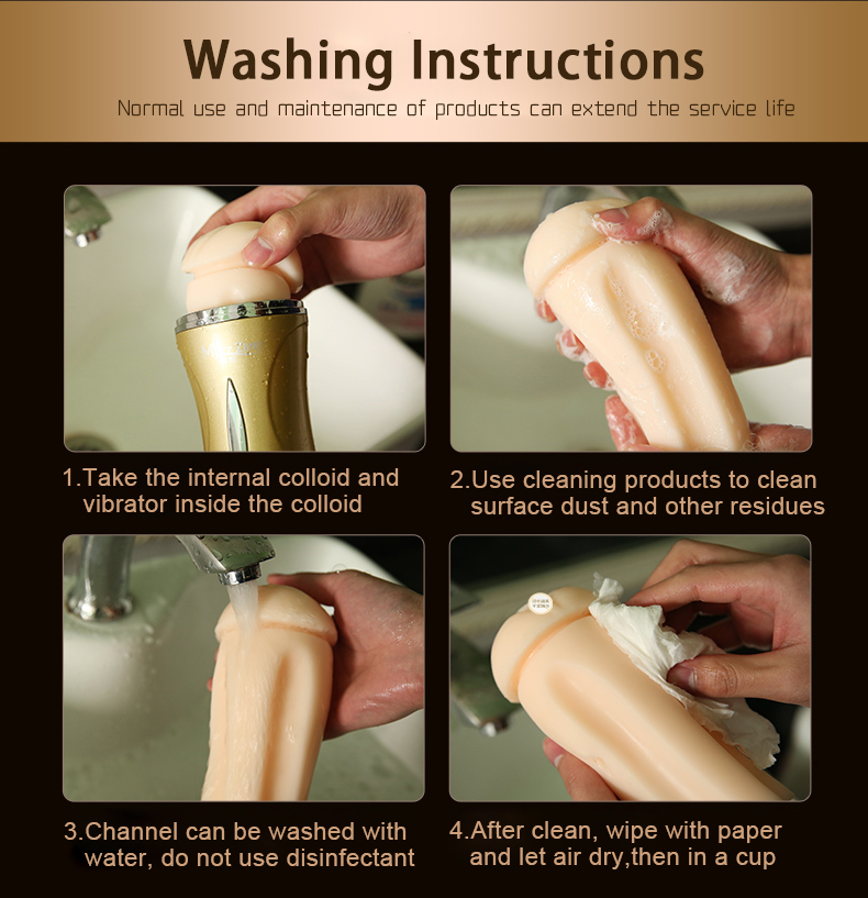 Dual Channel Male Masturbator Realistic Vaginal And Anal Sex Toy For Men Vibrating Pleasure Device - 9