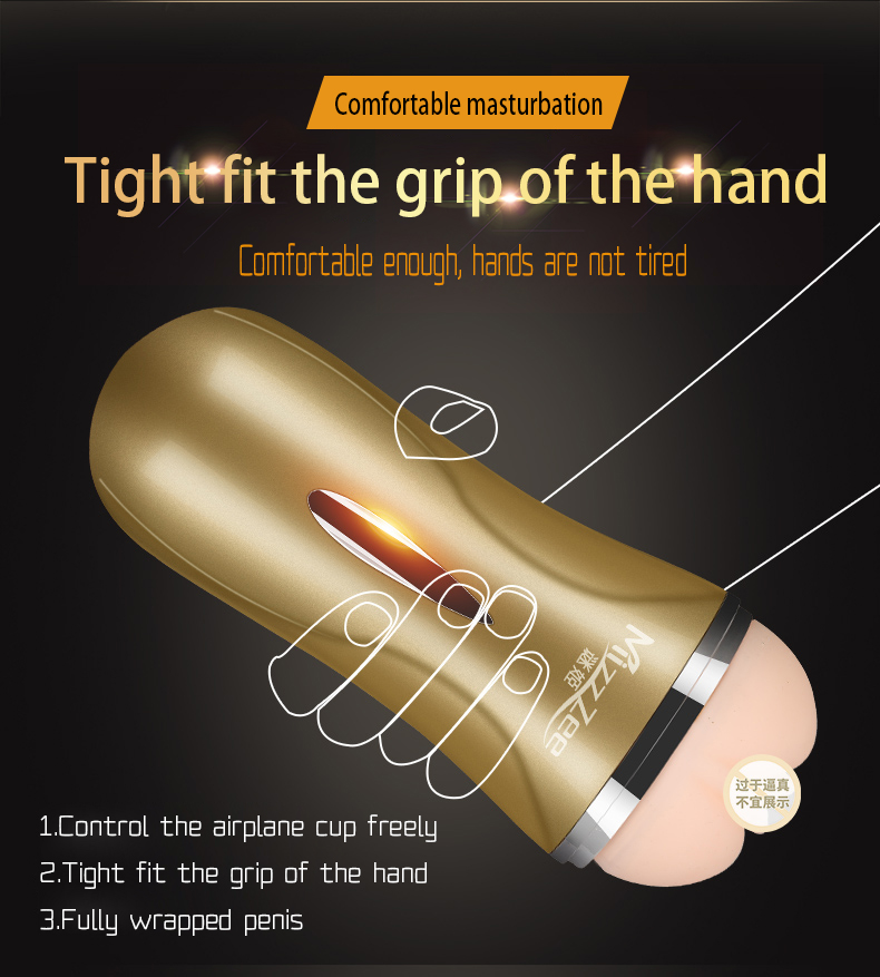 Dual Channel Male Masturbator Realistic Vaginal And Anal Sex Toy For Men Vibrating Pleasure Device - 1