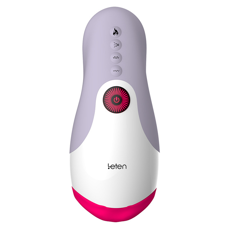 Heated Male Masturbator Cup Artificial Vagina Oral Sex Simulator Deep Throat Vibrator Adult Pleasure Toy For Men - 8