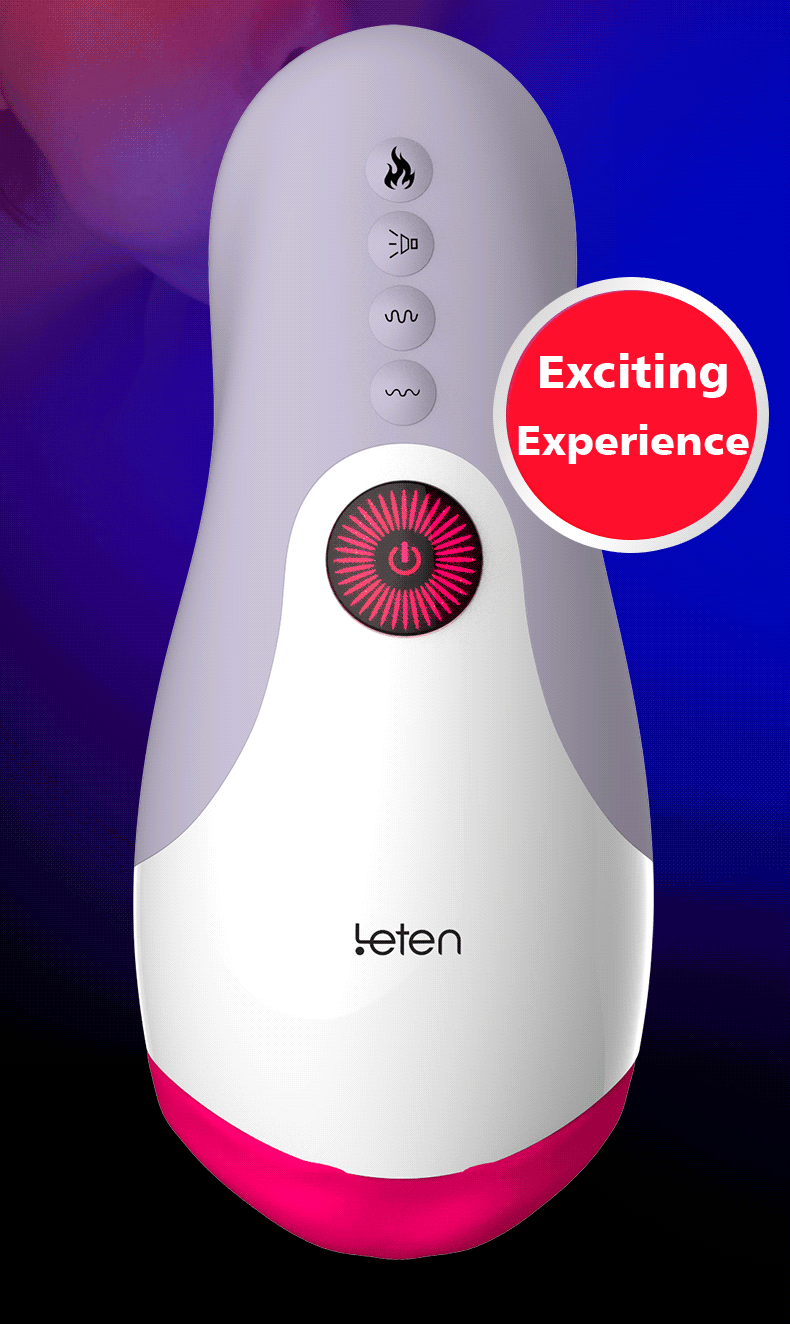 Heated Male Masturbator Cup Artificial Vagina Oral Sex Simulator Deep Throat Vibrator Adult Pleasure Toy For Men - 2