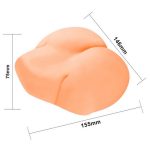 Realistic Ass Vagina Anal Artificial Pussy Double Anus Male Adult Sex Toys Masturbator For Man - 6