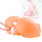 Realistic Ass Vagina Anal Artificial Pussy Double Anus Male Adult Sex Toys Masturbator For Man