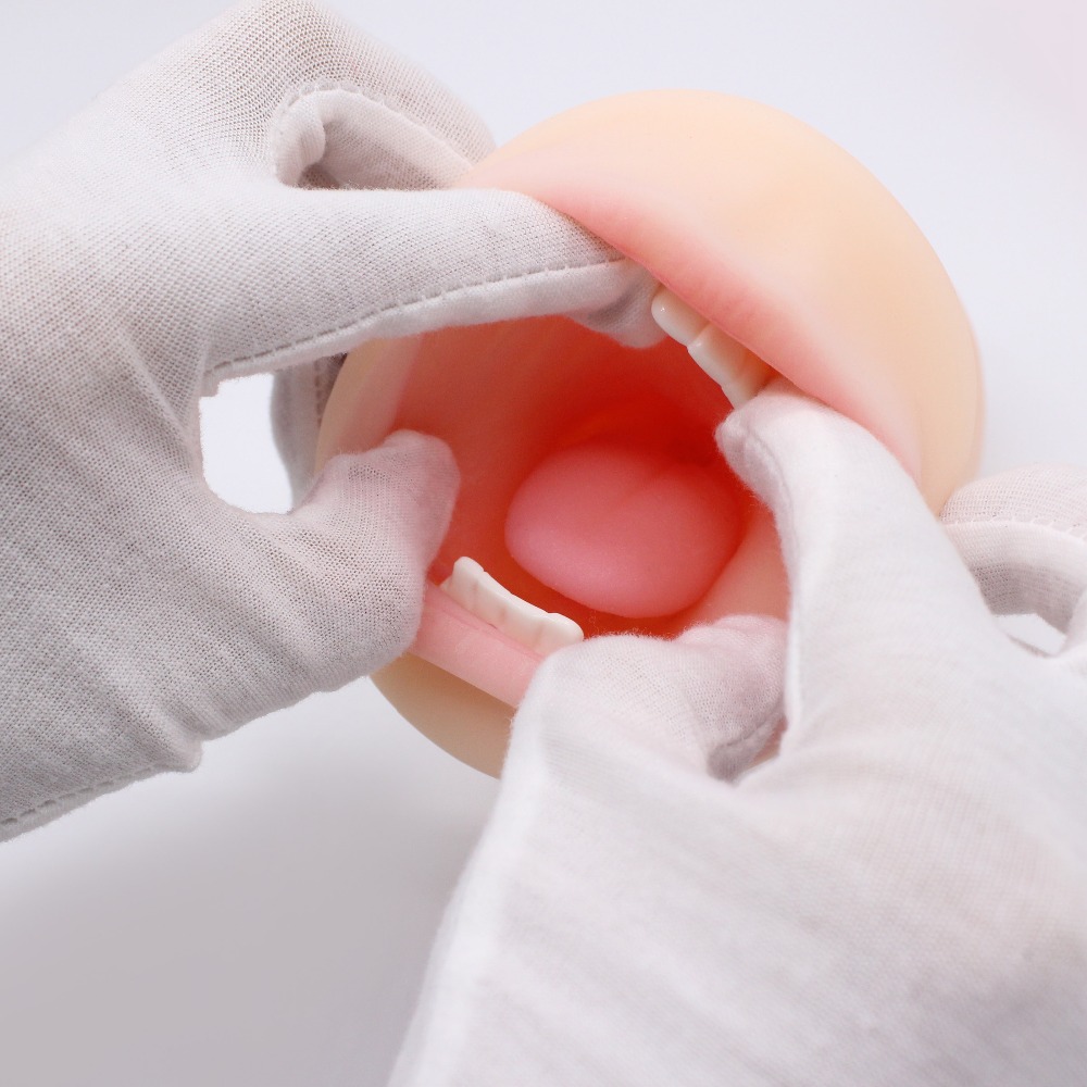 Male Masturbator Cup Realistic Deep Throat Oral Sex Toy Silicone Mouth Tongue Durable Pocket Pussy For Enhanced Pleasure - 4