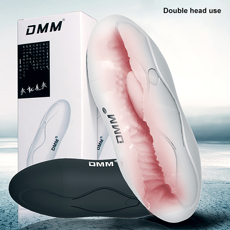 Dualended Male Masturbator Cup With Realistic Vaginal Anal Oral Features Vibrating Sex Toy For Men - 8