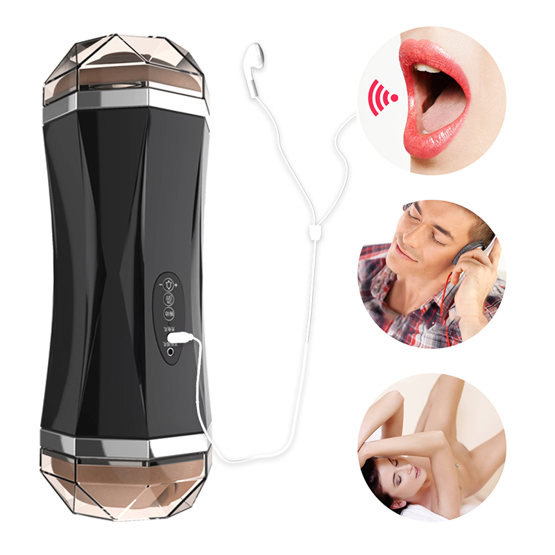 Male Vibrator Masturbator Electric Double Pocket Pussy And Mouth Sex Toy Adult Pleasure Device For Men - 4