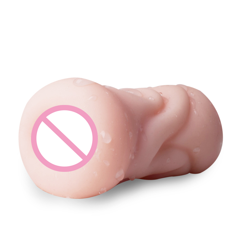 Portable Male Masturbator Cup Realistic Vagina Soft Silicone Manual Erotic Adult Sex Toy For Men - 40
