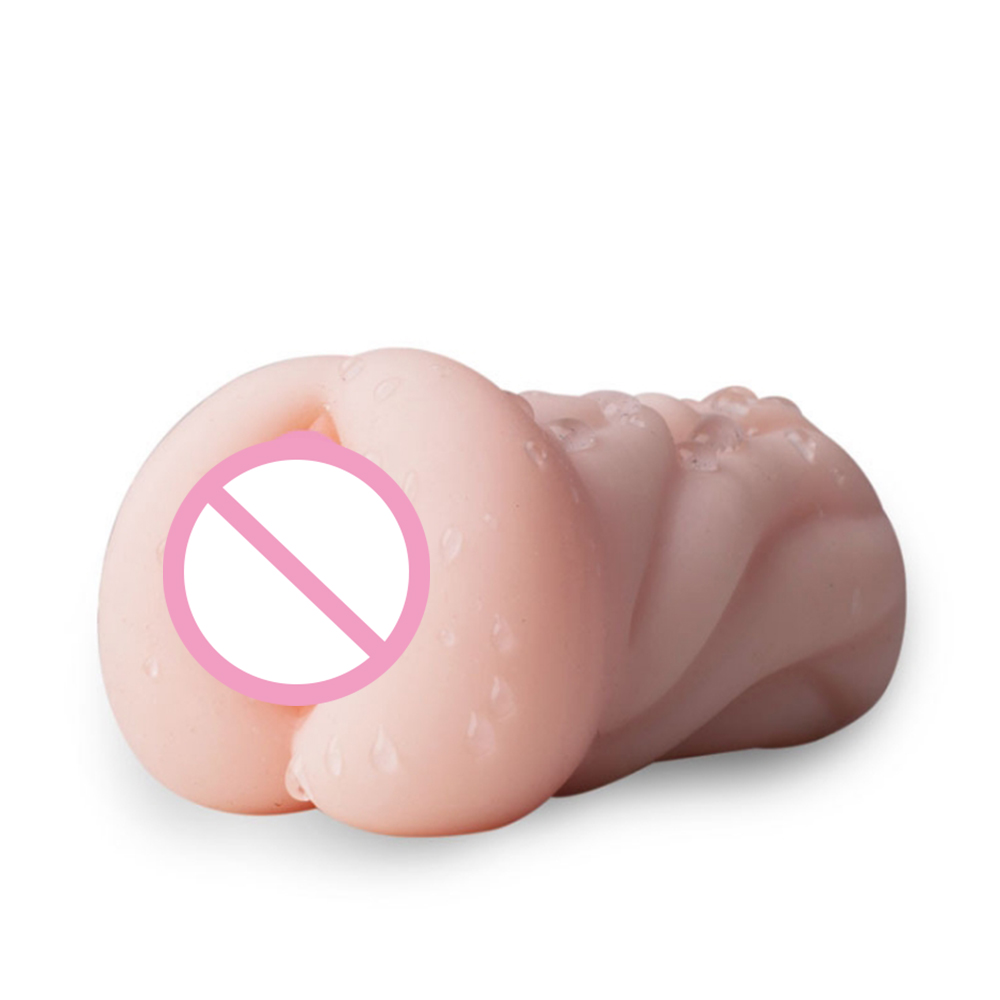Portable Male Masturbator Cup Realistic Vagina Soft Silicone Manual Erotic Adult Sex Toy For Men - 38