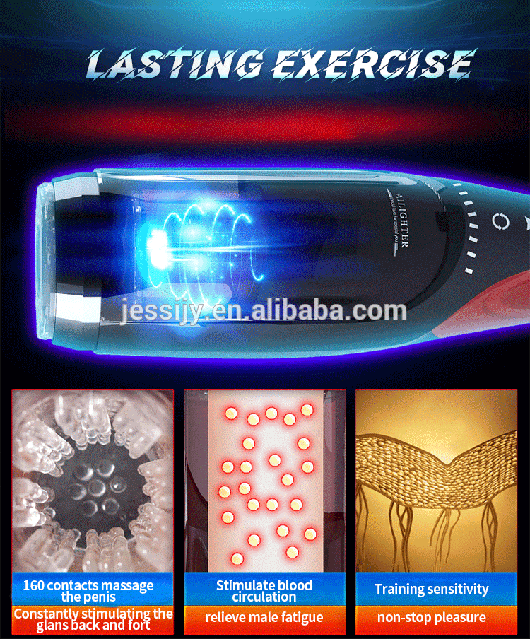 Intelligent Induction Male Masturbation Cup Rotary Telescopic Electric Voice Adult Sensual Sex Toy - 9
