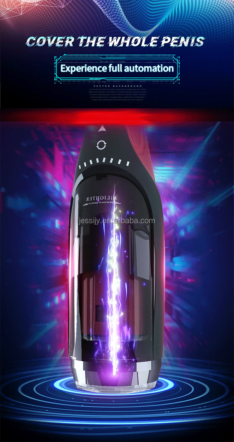 Intelligent Induction Male Masturbation Cup Rotary Telescopic Electric Voice Adult Sensual Sex Toy - 4