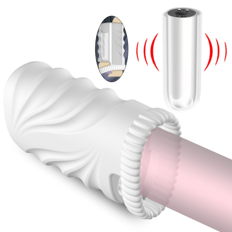 Male Penis Exerciser Vibrator Masturbator Cup Trainer Stimulate Massage Delay Lasting Stamina Sex Toys