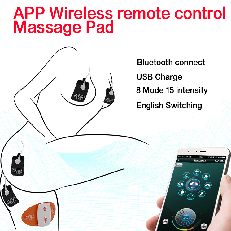 Advanced Appcontrolled Electro Stimulation Massage Pads With Anal Plug Penis Ring For Bdsm Electro Sex Play - 1