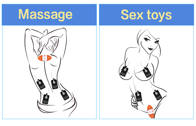 Advanced Appcontrolled Electro Stimulation Massage Pads With Anal Plug Penis Ring For Bdsm Electro Sex Play - 3