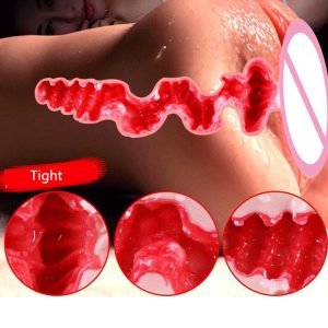 Pocket Pussy 18 & Artificial Realistic Vagina Male Masturbators Real Silicon Men Penis Sucking Cup Adult Sex Toys For - 3