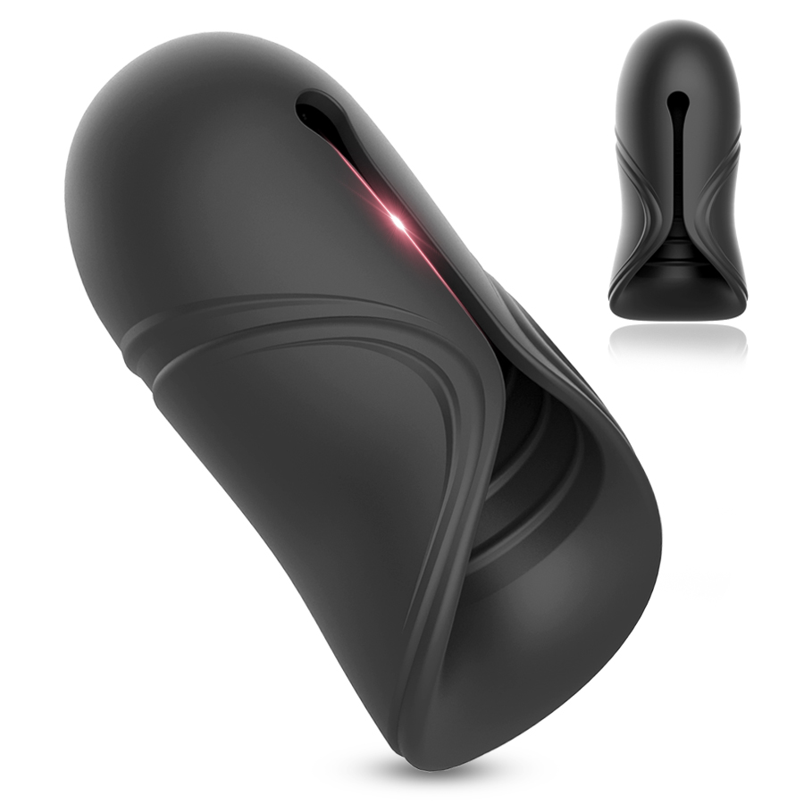 Male Masturbator Toy With Electric Pulse Vibrators Mens Penis Training Device Delay Ejaculation Stimulators For Adult Pleasure - 1