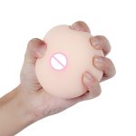 Silicone Artificial Breasts False Chest Male Masturbation Stress Squeeze Ball Adult Products Sex Toys - 2