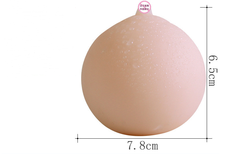 Silicone Realistic Artificial Breasts Stress Relief Squeeze Ball Adult Sex Toy For Male Masturbation - 2