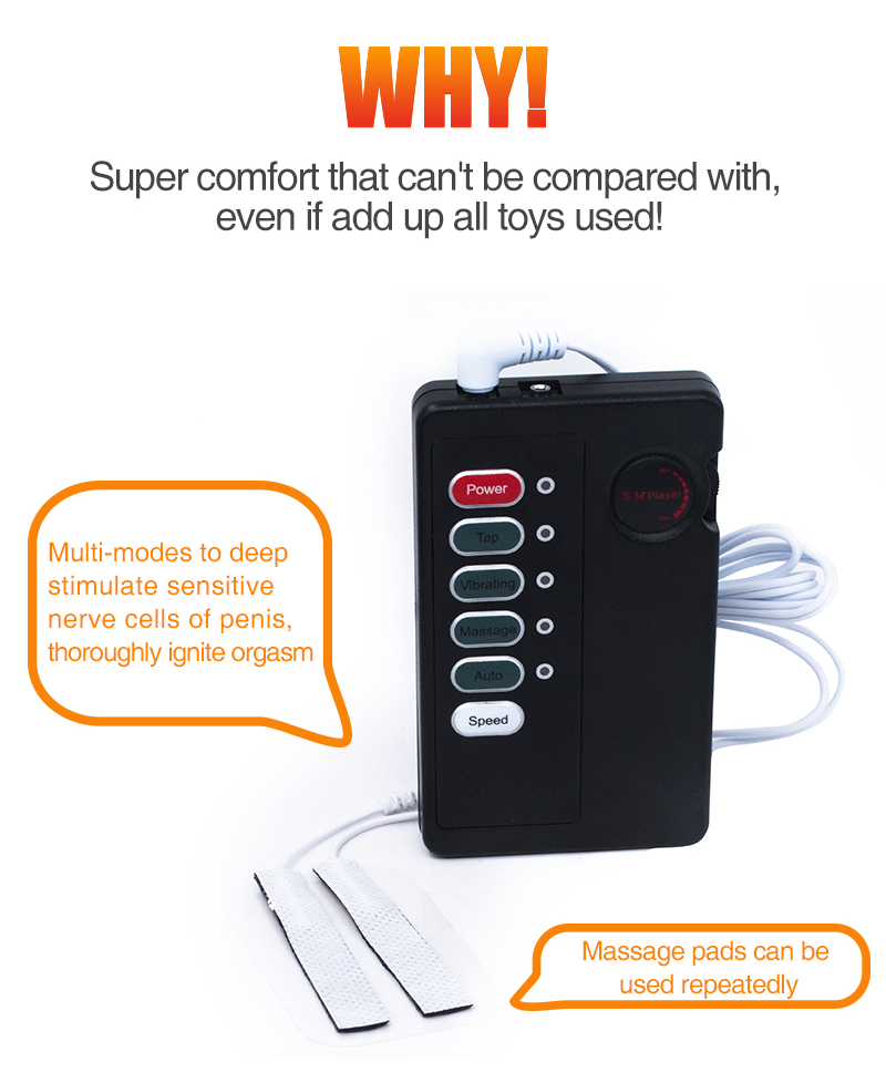 Electrosex Estim Accessories Electric Shock Penis Nipple Stimulators Medicalgrade Massage Pads Adult Sex Toys - 6