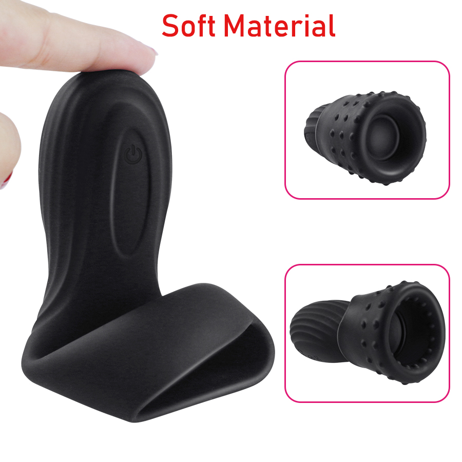 Deluxe 10mode Male Vibrator Silicone Waterproof Rechargeable Intimate Pleasure Toy For Men - 6