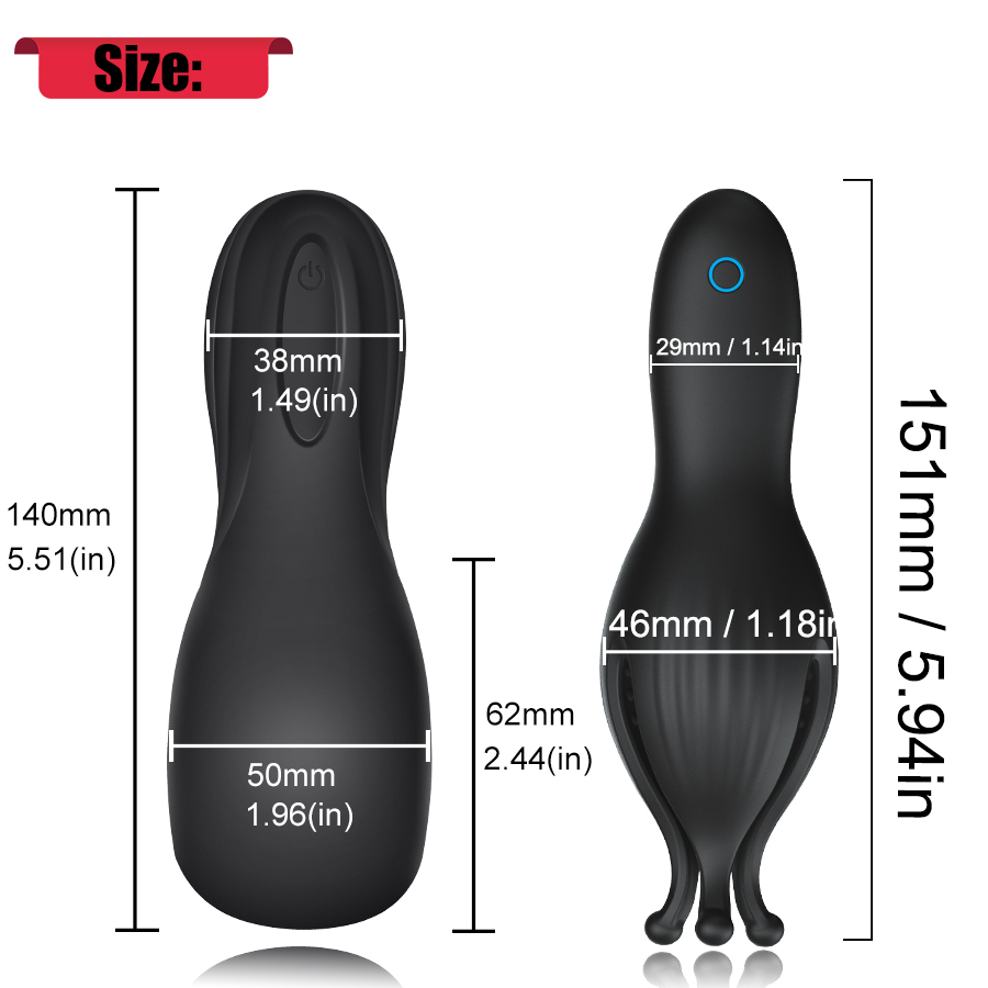 10mode Male Masturbator Vibrating Penis Massager And Sensual Pleasure Toy For Adult Men - 9