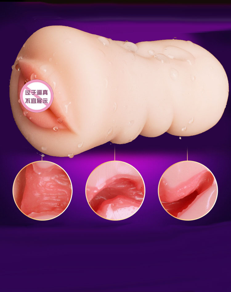 Male Masturbator Realistic Pocket Pussy 3in1 Adult Sex Toy Erotic Mouth Vaginal Anal Experience For Men - 2