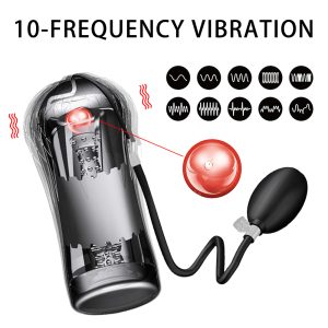 Male Masturbator Penis Pump Vibrator For Men Sucking Vacuum Massager Stimulator Pussy Sex Toys - 2