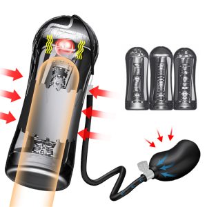 Male Masturbator Penis Pump Vibrator For Men Sucking Vacuum Massager Stimulator Pussy Sex Toys