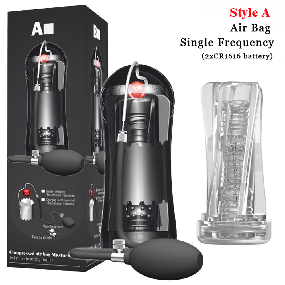 Mens Masturbator With Suction Vibrating Penis Pump Intimate Massager Sexual Wellness Stimulator Toy - 18