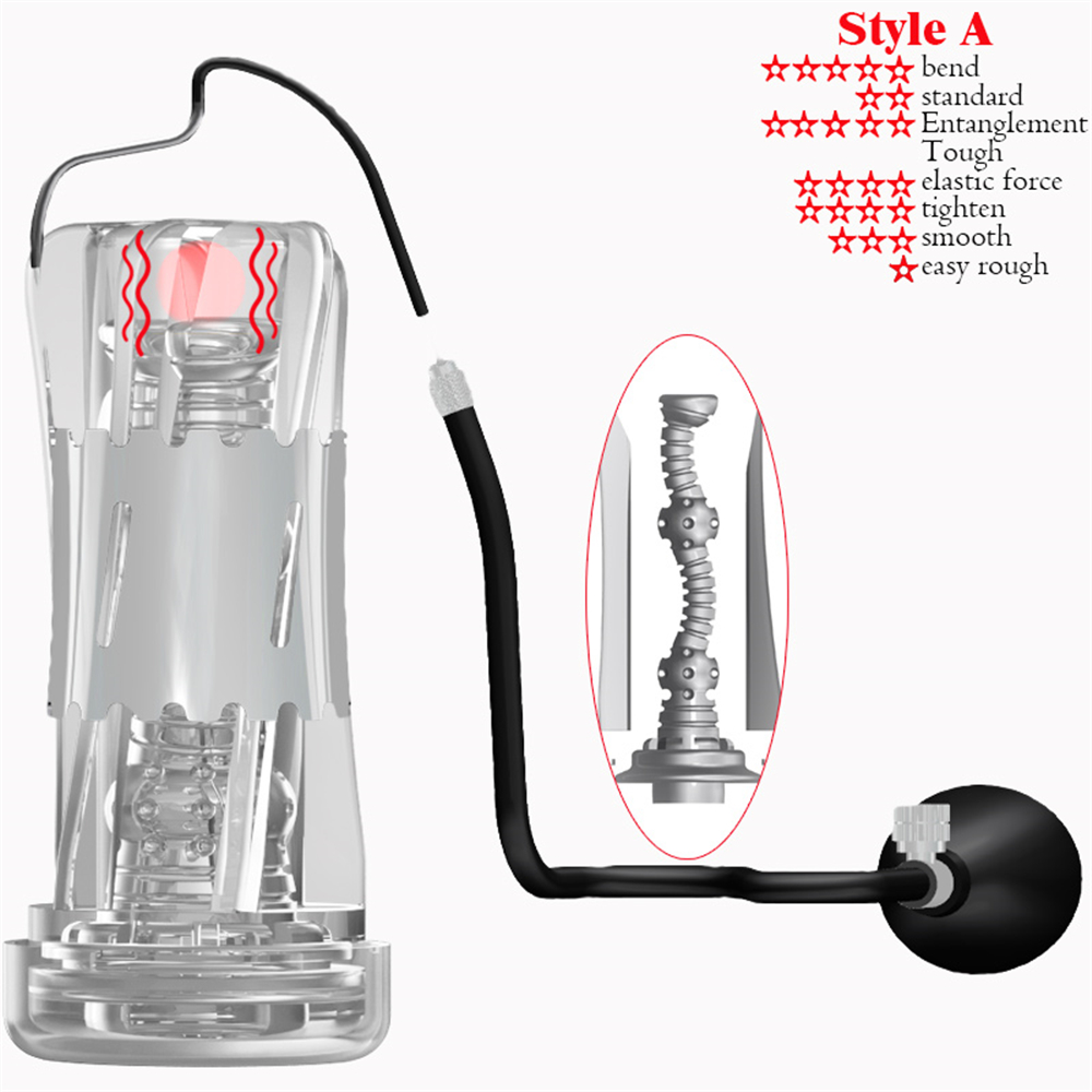 Mens Masturbator With Suction Vibrating Penis Pump Intimate Massager Sexual Wellness Stimulator Toy - 11