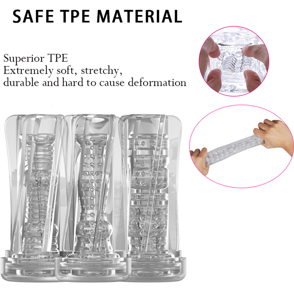 Mens Masturbator With Suction Vibrating Penis Pump Intimate Massager Sexual Wellness Stimulator Toy - 5