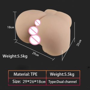 Realistic Big Ass Artificial Vagina Sex Toys For Men Flesh Adult Male Masturbator Dolls Real Pussy - 2