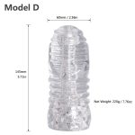 Soft Transparent Pocket Pussy Vagina Elastic Jelly Blowjob Male Masturbator Intimate Erotic Toys For Adult Sex Men - 5