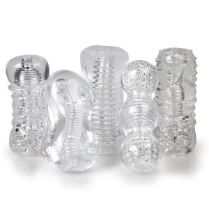 Soft Transparent Pocket Pussy Vagina Elastic Jelly Blowjob Male Masturbator Intimate Erotic Toys For Adult Sex Men
