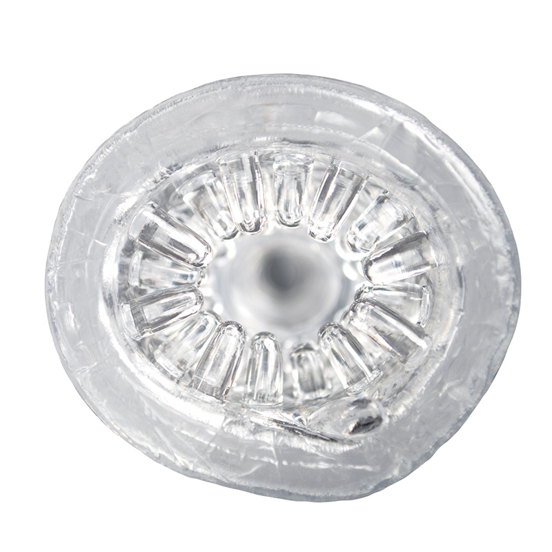 Male Masturbator Toy Soft Transparent Jelly Pocket Pussy Lifelike Vagina Intimate Adult Sex Toy For Men - 18