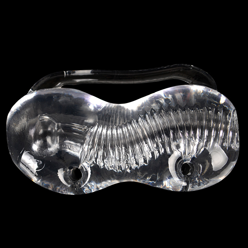 Male Masturbator Toy Soft Transparent Jelly Pocket Pussy Lifelike Vagina Intimate Adult Sex Toy For Men - 9