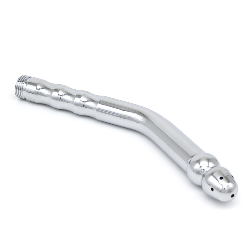 Beginnerfriendly Metal Anal Plug Prostate Stimulator Vaginal Enema Gravity Development Butt Beads Extension Dildo - 10