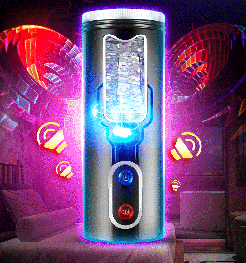 Deluxe Automatic Telescopic Male Masturbator Rotating Heating Electric Pleasure Machine Adult Toy For Men - 14