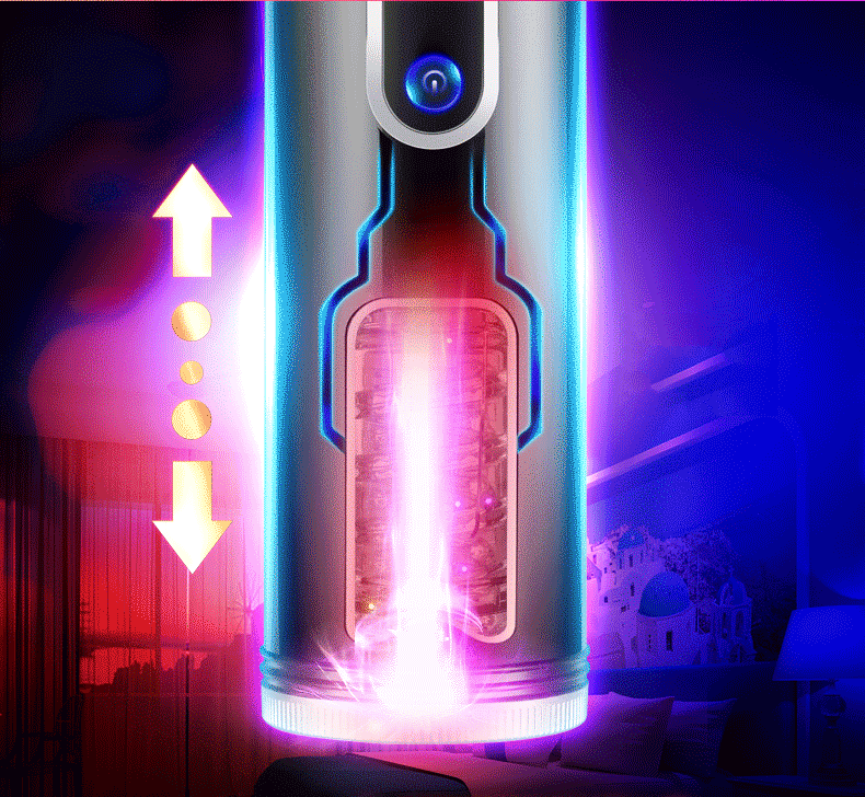 Deluxe Automatic Telescopic Male Masturbator Rotating Heating Electric Pleasure Machine Adult Toy For Men - 10