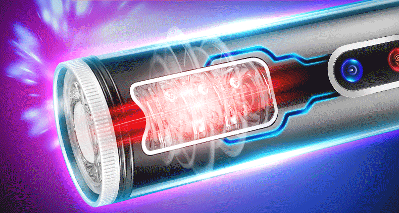Deluxe Automatic Telescopic Male Masturbator Rotating Heating Electric Pleasure Machine Adult Toy For Men - 9