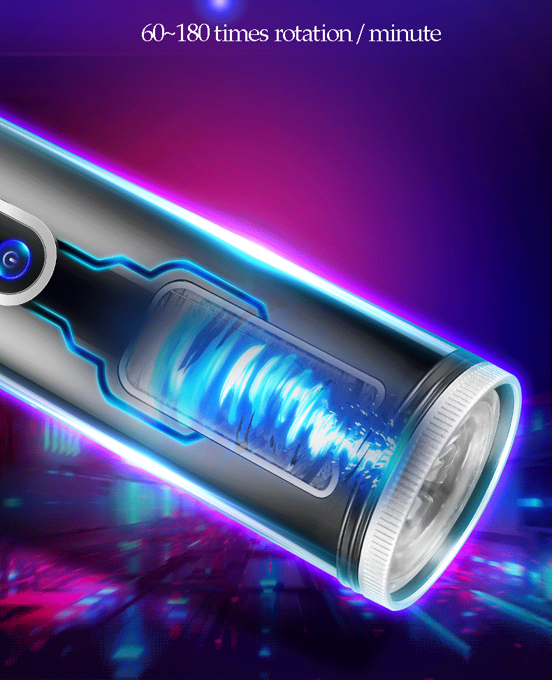 Deluxe Automatic Telescopic Male Masturbator Rotating Heating Electric Pleasure Machine Adult Toy For Men - 4