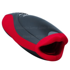 Deep Throat Blowjob Vibrating Masturbator For Men Heating Real Mouth Clip Sucking Oral Sex Male Adult Toys - 2
