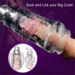 Masturbation For Men Super Strong Power Suck Vibrating 3d Realistic Silicone Stamina Enhancement Training Pocket Pussy - 5