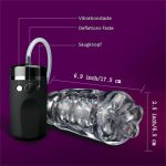 Masturbation For Men Super Strong Power Suck Vibrating 3d Realistic Silicone Stamina Enhancement Training Pocket Pussy - 2