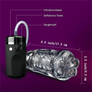 Masturbation For Men Super Strong Power Suck Vibrating 3d Realistic Silicone Stamina Enhancement Training Pocket Pussy - 2